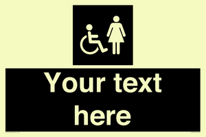 Custom information: black panel disabled and female